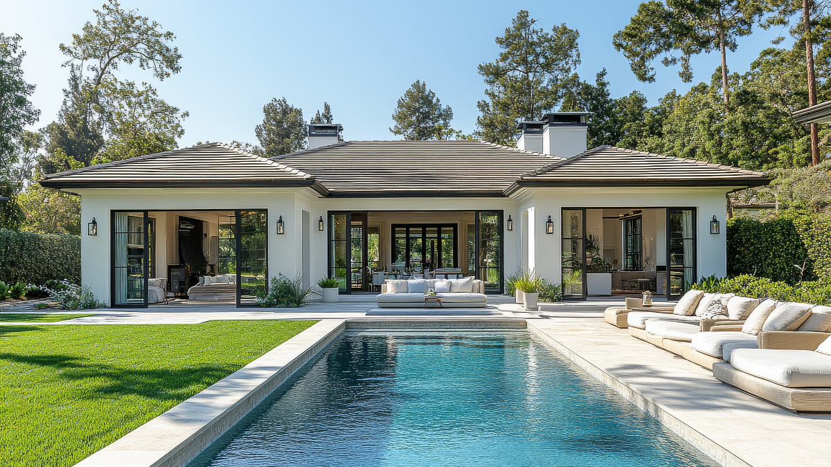 Heated saltwater pools in a beautifully kept garden in GA.